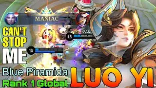 MANIAC Luo Yi 100% Unstoppable Mage - Top 1 Global Luo Yi by Blue Piramida - Mobile Legends