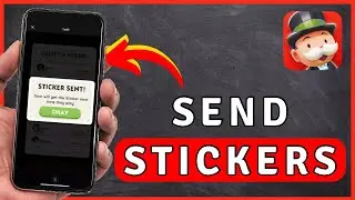 How to Send STICKERS On Monopoly GO - Monopoly GO Tutorial