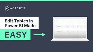 Editing Tables in Power BI Made EASY