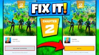 FORTNITE DEVICE NOT SUPPORTED FIX | WITH PROOF | NO ROOT