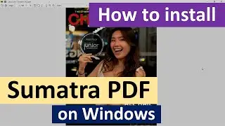 How to install Sumatra PDF on Windows