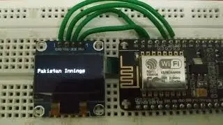 web scraping using esp8266 to fetch live cricket score.