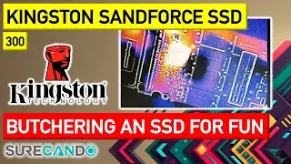 Kingston SSD Now SANDFORCE Controller Shorted Not? Turn On Not Detected Disassembly Look Inside 300