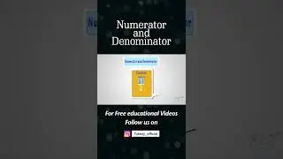 Numerator and Denominator | Types of Fractions | Math #shorts