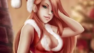 Speed painting - Candy Cane Miss Fortune (League of Legends)