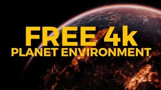 Planet Environment FREE 4K PACK / For After Effects, Nuke, Photoshop, etc