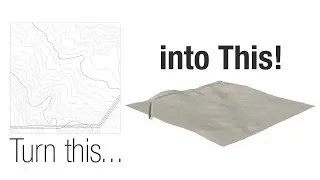 Modeling a 3D Topography