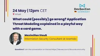 Application Threat Modeling explained in a playful way with a card game.