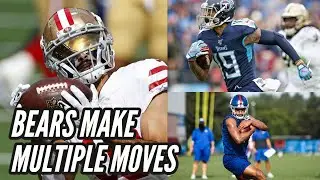 Bears Make Multiple Moves at WR, TE, QB || Chicago Bears Free Agency News