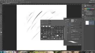 How to make a basic sketch pencil brush in adobe photoshop custom brush tutorial