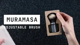 MURAMASA Adjustable Shaving Brush: Customize Your Comfort