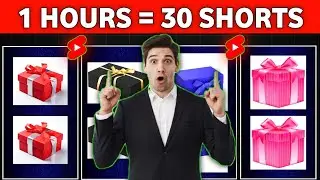 How to Create 30 YouTube SHORTS in 1 Hour