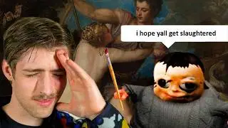 Classical painter tries making a masterpiece on ROBLOX