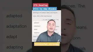 Successful strategy of solving Fill in the blanks | PTE Reading | PTEfor199 #pteacademic #australia