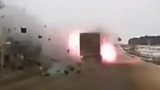 Подборка страшных ДТП с возгоранием
