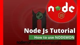 node js tutorial in English 2018: how to use nodemon package to reload node js server automatically