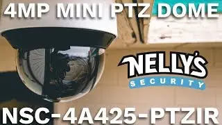 4MP PTZ Camera w/ Auto Tracking & 160 Night Vision, Hidden IR, 60 FPS Video, & Long-Range 25x Zoom