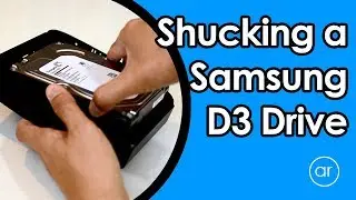 How to Remove / Shuck the Hard Drive from Samsung D3 Station 5TB Drive