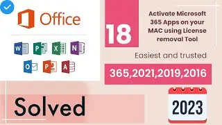 Fix Microsoft Office Activation problems on MAC. Office 365, 2021, 2019, 2016 