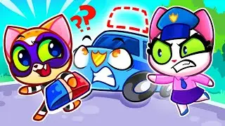 Where Is My Siren Song?! 🚨💥 Police Car Song 🚓 + More Purrfect Kids Songs & Nursery Rhymes