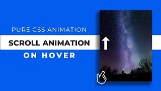 CSS Auto Image Scroll Animation On Hover | Pure CSS Animation