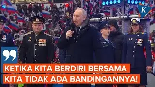 Momen Putin Pimpin Rakyatnya Teriakkan "Ura!" Perdana di 2023