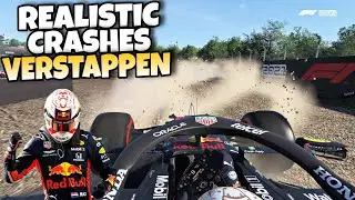 REALISTIC F1 CRASHES MAX VERSTAPPEN 2015-2021