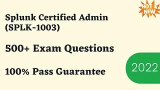 Splunk Certified Admin (SPLK-1003) Exam Questions & Dumps 2024