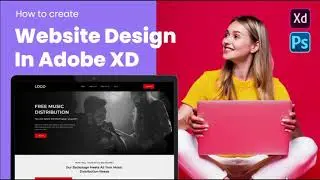 Adobe XD | How to create a Website Design in Adobe XD | Website Design kaise kare in Hindi Toturial