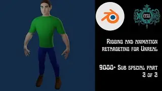 Blender to UE5: Rigging and Animation Retargeting #blender #blender3d #unrealengine5 #unrealengine