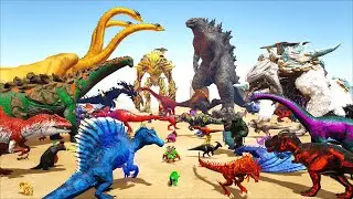 ARK BATTLE ROYALE, but with OP Creatures🐉 (FREE FOR ALL)