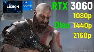 God Of War Pc RTX 3060 Laptop 130W 1080p / 1440p / 2160p +  Dlss Tested