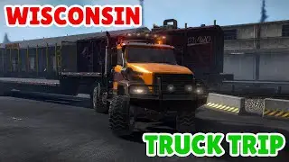 Wisconsin Truck trip| Delivering Cellulose | SnowRunner