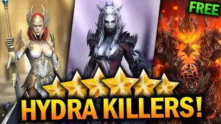 10 FREE CHAMPIONS You MUST BUILD for Hydra! (2024) - Raid: Shadow Legends F2P Guide