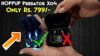 HOPPUP Predator Xo4 Only Rs. 799/- Earbuds Unboxing & Review Ultimate Gaming Experience ? 🎮🔥