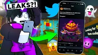 REACTING to HALLOWEEN UPDATE LEAKS in MM2.. 😱 (Murder Mystery 2)