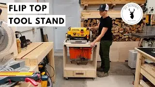 Flip Top Planer/Sander Tool Stand | Woodworking