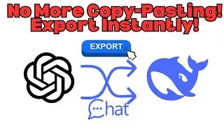 🚀 AI Chat Bridge - Export ChatGPT to DeepSeek in 1 Click! | No More Copy-Pasting! 🔥