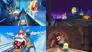 Despicable Me: Minion Rush - All Bosses (Vector, Meena, Villaintriloquist, El Macho) on PC