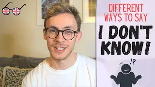Different Ways to Say 