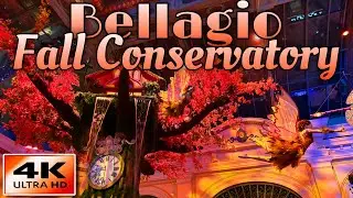 Bellagio Fall Conservatory Walkthrough (4k)