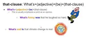 that-clauses & four main-clauses
