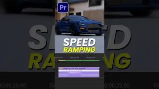 ⚡Speed Ramping Premiere Pro 🔥 #adobepremirepro #speedramping  #tutorial