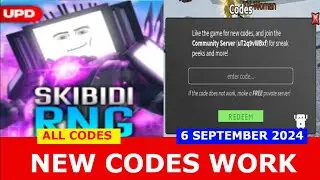 *NEW CODES WORK* [🔁TRADING] 🚽 Skibidi RNG ROBLOX | ALL CODES | SEPTEMBER 6, 2024