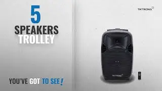 Top 10 Speakers Trolley [2018]: Tiktronix 8