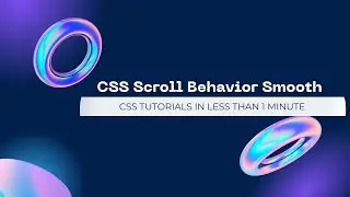 CSS Smooth Scrolling in 21 Seconds!!! #css #tutorial #scroll #shorts