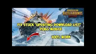 How To Fix Updating Download List Error/Glitche In PUBG MOBILE | 100% Working | Error Solved | Being