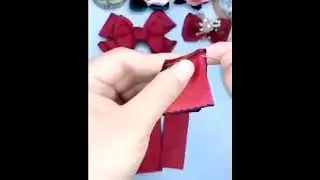 Как сделать бант на заколку✂️