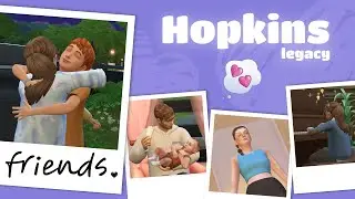 Лучшие друзья🌚 | Династия Хопкинс, ep.1 | The Sims 4