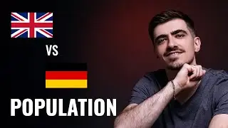 UK population vs Germany (1800-2100) | Countries by population